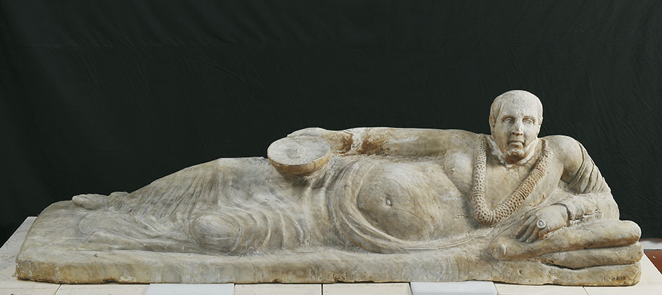 Lid of sarcophagus (of the so-called Fat Man)